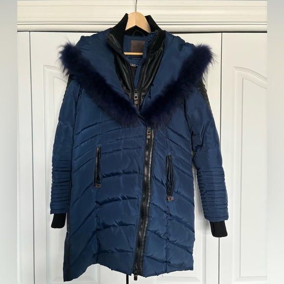 Nicole Benisti Parka with fur trim - Picture 1 of 8